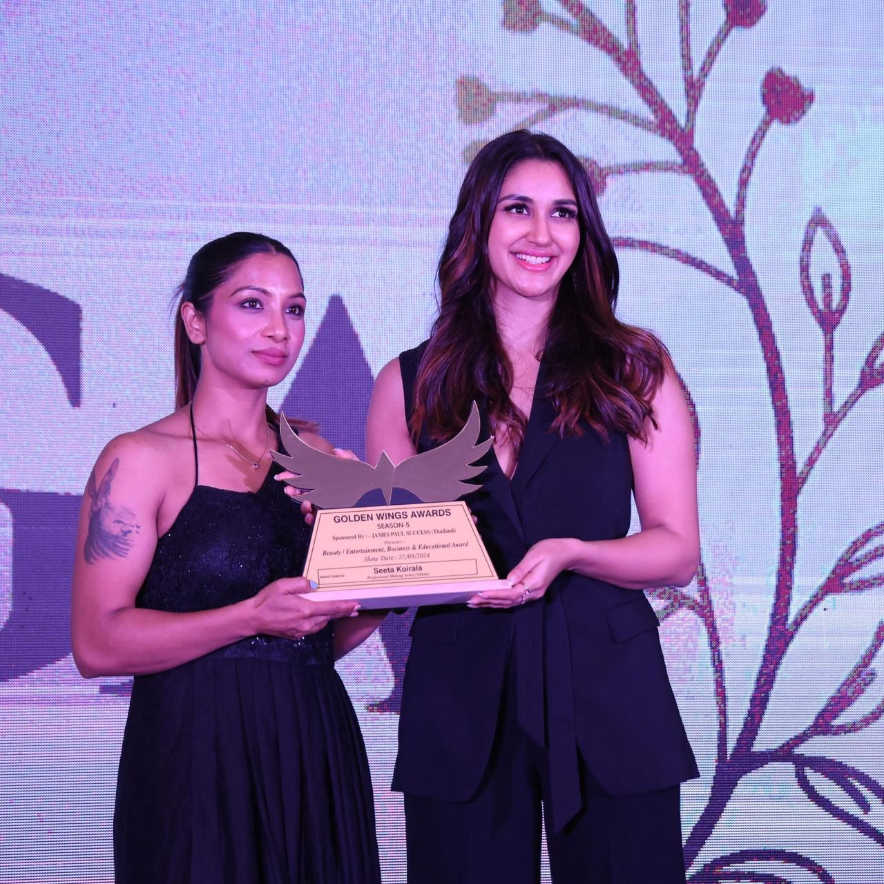 Seeta with client